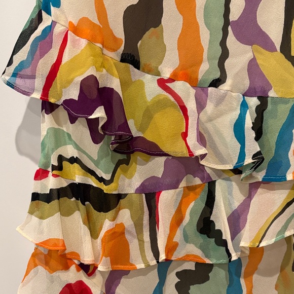 Anthropologie Multicolor Wave Maxi Dress - Picture 3 of 9